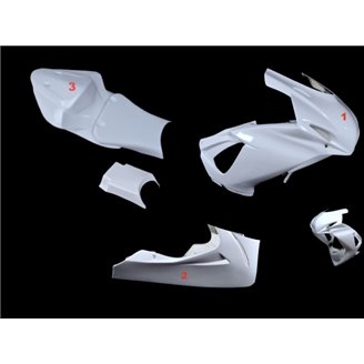 Motoxpricambi Race Package : Complete and racing fairings + Fasteners + Screws  - MXPCRD11632