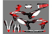 Kit adesivi compatibile con per FANTIC 250F 250 XEF 2021 - 2022  - MXPKAD16803