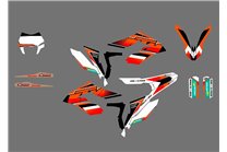 Kit Autocollants compatible avec per KTM FREERIDE ELÉCTRICA E-XC 2018 - 2022 - MXPKAD14909