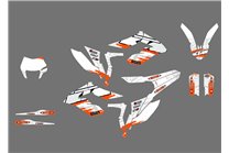 Kit Autocollants compatible avec per KTM FREERIDE ELÉCTRICA E-XC 2018 - 2022 - MXPKAD17003