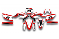 Aufkleber Satz kompatibel mit per YAMAHA YZF 450 2023 - 2024 - MXPKAD17212