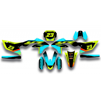 Aufkleber Satz kompatibel mit per YAMAHA YZF 450 2023 - 2024 - MXPKAD17209