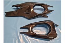 Copri Forcellone in Carbonio con para catena - MXPCCB18022