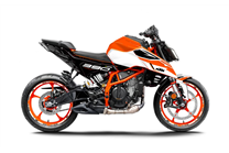 Aufkleber Satz kompatibel mit per KTM  DUKE 390 2024 - 2025 - MXPKAD18153