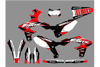 Kit adesivi compatibile con per FANTIC 250F 250 XEF 2021 - 2022  - MXPKAD18182