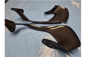 Ailettes en carbone droite et gauche pour Yamaha R1 2020 - 2025 - MXPCCB118322