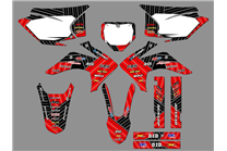 Aufkleber Satz kompatibel mit per HONDA CRF 230 2015 - 2020  - MXPKAD18451