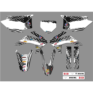 Aufkleber Satz kompatibel mit per HONDA CRF 230 2015 - 2020  - MXPKAD18449