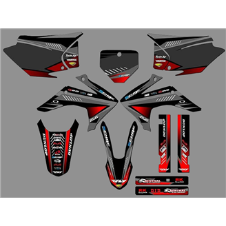 Aufkleber Satz kompatibel mit per HONDA CRF 230 2015 - 2020  - MXPKAD18443