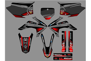 Aufkleber Satz kompatibel mit per HONDA CRF 230 2015 - 2020  - MXPKAD18443