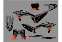 Kit adesivi compatibile con per KTM SX-F 250 - 450  2025 - MXPKAD18494