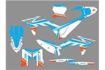 Kit adesivi compatibile con per KTM SX-F 250 - 450  2025 - MXPKAD18492