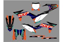 Kit adesivi compatibile con per KTM SX-F 250 - 450  2025 - MXPKAD18491
