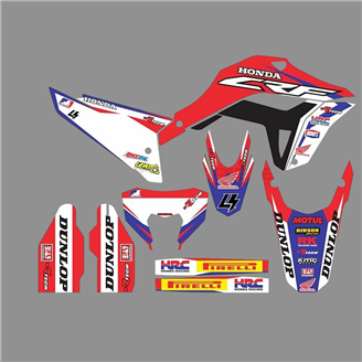 Kit de pegatinas compatible con per HONDA CRF 300L 2021-2024  - MXPKAD18528