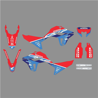 Kit de pegatinas compatible con per HONDA CRF 300L 2021-2024  - MXPKAD18526