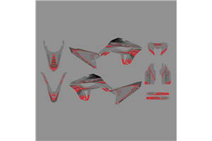 Kit de pegatinas compatible con per HONDA CRF 300L 2021-2024  - MXPKAD18524