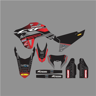 Kit de pegatinas compatible con per HONDA CRF 300L 2021-2024  - MXPKAD18523