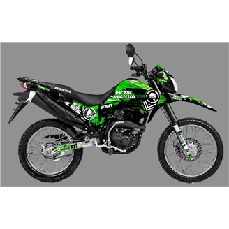 Kit adesivi compatibile con per HONDA XR 190L 2019 - 2020  - MXPKAD18556