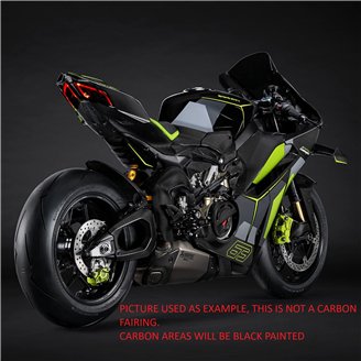 Lackierte Straße Verkleidung auf ABS mit Ducati Panigale V4 V4S 2025  - MXPCAV18559