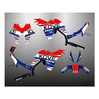 Kit de pegatinas compatible con per Kove 800 X  2024- 2025  - MXPKAD18566