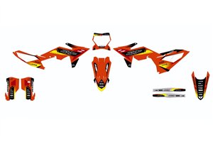 Kit adesivi compatibile con per KTM SX SXF XCF 125 250 350 450 2025-2026 - MXPKAD18628