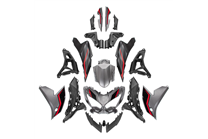 Carene stradali in abs verniciate compatibili con Kawasaki KLE650 Versys 2022-2025 - MXPCAV18336