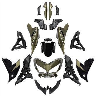 Carenados en abs pintados para la calle compatible con Kawasaki KLE650 Versys 2022-2025 - MXPCAV18337