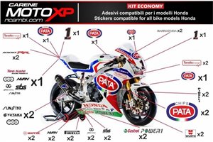 Kit adesivi compatibile con Honda Cbr 1000 RR 2020 - 2022 - MXPKAD13347