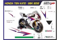 Kit adesivi compatibile con Honda Cbr 1000 RR 2020 - 2022 - MXPKAD13343