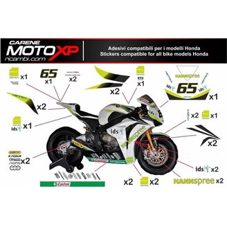 Kit adesivi compatibile con Honda Cbr 1000 RR 2020 - 2022 -  MXPKAD14500