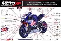 Kit adesivi compatibile con Yamaha R6 2017 - 2022 - MXPKAD11400