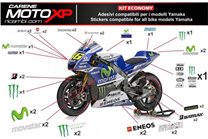 Kit adesivi compatibile con Yamaha R6 2017 - 2022 - MXPKAD11363