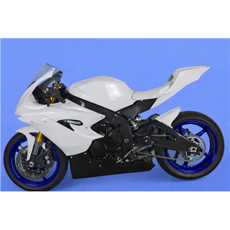 Lackierte Rennverkleidung Yamaha R6 2017 - 2026  mit 2 Farben  - MXPCRV7013