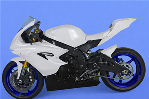 Lackierte Rennverkleidung Yamaha R6 2017 - 2026  mit 2 Farben  - MXPCRV7013