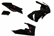 Carene Racing Verniciate Honda Cbr 1000 RR 2008 - 2011    - MXPCRV5765