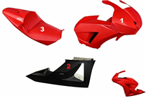 Carene Racing Verniciate Honda Cbr 600 RR 2013 - 2018   - MXPCRV5790