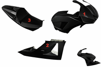 Carene Racing Verniciate Honda Cbr 600 RR 2013 - 2018   - MXPCRV5789