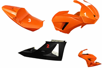 Carene Racing Verniciate Honda Cbr 600 RR 2013 - 2018   - MXPCRV5787