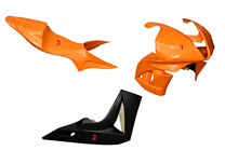 Carene Racing Verniciate Honda Cbr 600 RR 2007 - 2008 2 Colori come da schema Racing  - MXPCRV5776