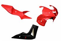Carene Racing Verniciate Honda Cbr 600 RR 2007 - 2008 2 Colori come da schema Racing  - MXPCRV5778