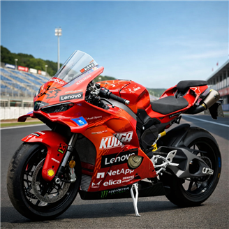 Lackierte Straße Verkleidung auf ABS mit Ducati Panigale V4 V4S 2025 - 2026  - MXPCAV19012