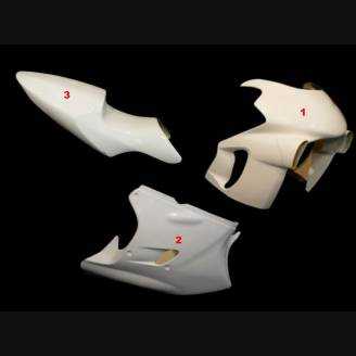 carenado Honda CBR 600 F 1999 2000 sin guardabarros Racing  - MXPCRD3614