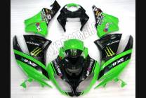 Painted street fairings in abs compatible with Kawasaki ZX6R 2009 - 2012 - MXPCAV4914